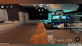 Blonde Gets Fucked By Catboy In Roblox World