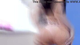 Lucy Mendez takes 4on1 ATM with extreme deepthroat. Rough bangs and big gapes end in cum swallow!