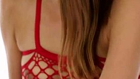 Masseuse Babe Facialized in Gloryhole Blowjob and Handjob.