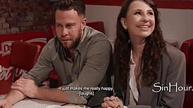 Liz Jordan's wild date with older guy turns into public outdoor sex! 😈