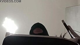 Preview of Tied-Up Blindfolded Milf Gagged and Fucked Hard in Mouth, Pussy, and Ass