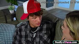 Teen Stepsister Thanks Stepbro