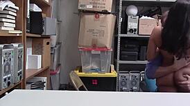 Caught Stealing in the Police Bust