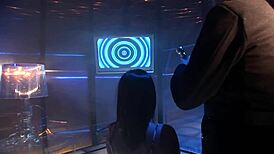 hypnotic costume in fetish scene