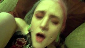 sissy boyfriend fucks me in humiliation fetish with feet and pussy on webcam