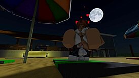 my special beach day with big tits and ass on display