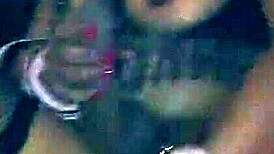 in my hidden fantasy pt 2, I get my ebony pussy drilled with a dildo