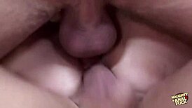 Enchanting Blonde Moans During Double Penetration Threesome