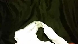 Intense Masturbation Session Using Wife's Panties for Ultimate Arousal and Release