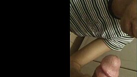 Beautiful Latina Wife Gives Bold Blowjob In Kitchen