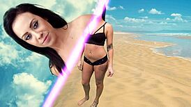 Brandy Banks Poses for Photos with Her Asshole Showing