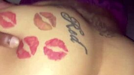 lightskin ebony stepsister cheats outside 😈