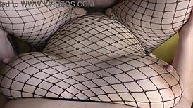 watching my best friend creampie my wife's hairy pussy on the desk