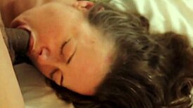 French Amateur in Satin Lingerie - Rimming and Deepthroat Action