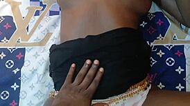 sexy black petite teen with friends
