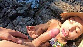 He forces teen latina to swallow cum