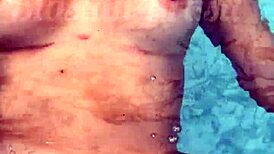 Hot Asian Glory Hole Blowjob In Pool