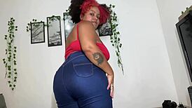 BBW Beauty Exclaims, 'Watch Me Fart In Blue Jeans!'