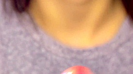 Japanese Amateur Blowjob Ends With Cum In Mouth