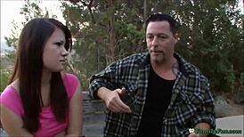 Nervous teen alison rey asks stepdad for blowjob practice