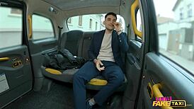 Female Fake Taxi Driver Offers a Discount for Hard Cock