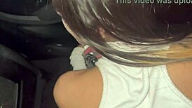 fucking latina teen's ass in borrowed bmw