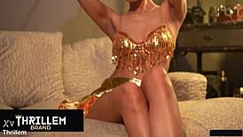 cici jaz in a solo softcore scene