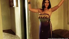 Can you feel the erotic tease in this exotic Indian woman's nude dance?