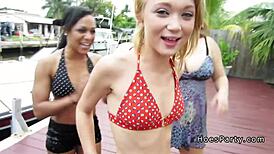 Nasty college amateurs, did you see their wild party blowjobs?