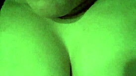 Sucking A Lollipop While Playing With Tits