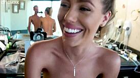 Nicole Aniston fucks the men she dates in various positions