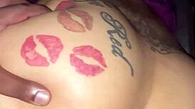 lightskin ebony stepsister cheats outside 😈