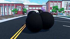 Thicc avatar performs sensual dance moves for viewers