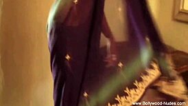 Can you feel the erotic tease in this exotic Indian woman's nude dance?