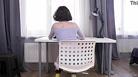 darcy dark fingers her tight pussy