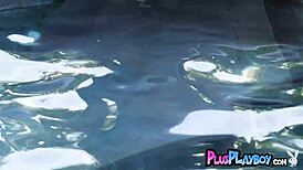 Big Ass Ebony Girl Exposes Hot Body For Playboy!