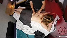 Cheating slut wife gets paid for massage