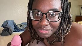 Tee Vuiton Worships Ass and Screws White Stepbrother with Big Black Cock