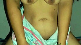 I surprise my best friend with a handjob, then he drills me until my pussy drips cum