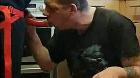 Pegging Boyfriend's Ass in Public Spots