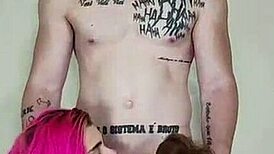 Hot Bareback Threesome With Kissing And Big Cock