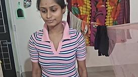 this desi young indian girl craves cock desperately. she gets pounded hard doggystyle for her wet pussy.