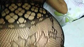 fucking my wifes big pussy in sexy bodystocking she used with her lover