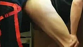 Pegging Boyfriend's Ass in Public Spots