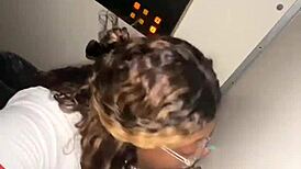 ebony bbw throats strangers bbc at glory hole