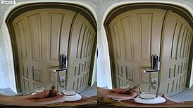 Vrconk Blonde Slut Cheats On Husband With Milkman In Vr Porn!