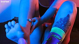 Sweaty socks make you weak for feet