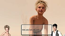 Let's Play Absurd Temptation Demo With Shaved Blonde Character