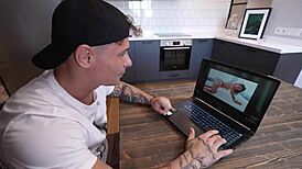 bill's fantasy continues with merida's unexpected visit and cumshot on glasses