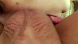 Redhead Karla Rose worships and licks my balls in POV